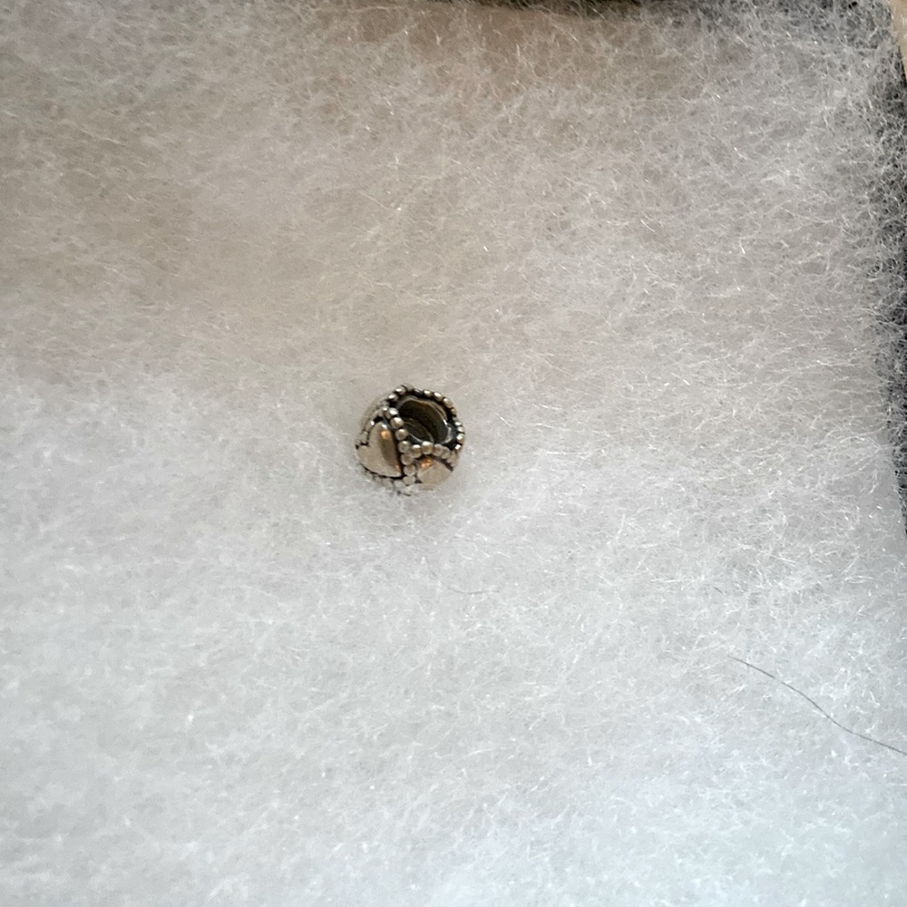 Sterling Silver Pandora Chain of Hearts charm